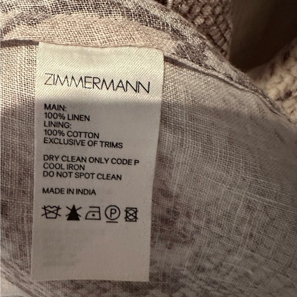 NWT ZIMMERMANN 🐍 print dress retail: $640+ - Picture 14 of 14